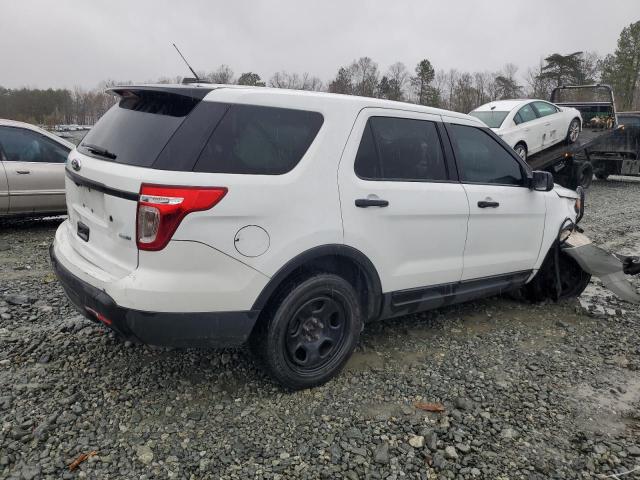 1FM5K8AR3EGB19814 - 2014 FORD EXPLORER POLICE INTERCEPTOR أبيض صورة 3