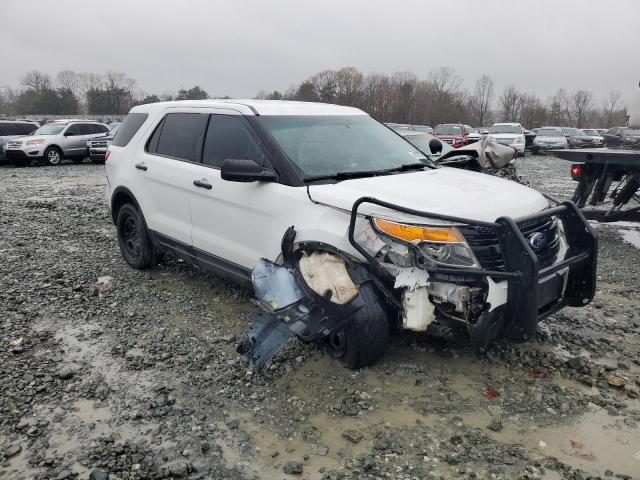 1FM5K8AR3EGB19814 - 2014 FORD EXPLORER POLICE INTERCEPTOR أبيض صورة 4