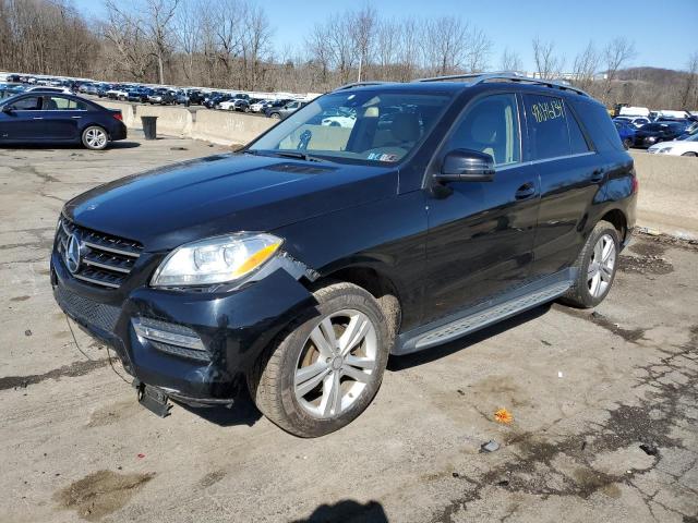 4JGDA5HB4EA357597 - 2014 MERCEDES-BENZ ML 350 4MATIC BLACK photo 1