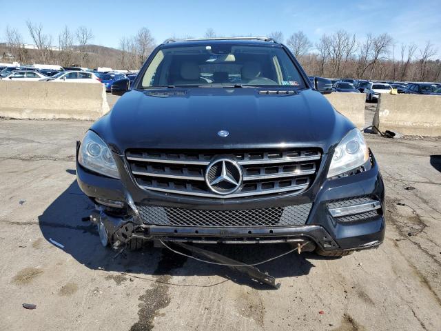 4JGDA5HB4EA357597 - 2014 MERCEDES-BENZ ML 350 4MATIC BLACK photo 5