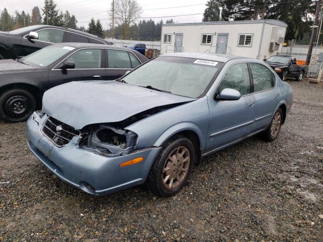 JN1CA31D1YT762652 - 2000 NISSAN MAXIMA GLE BLUE photo 1