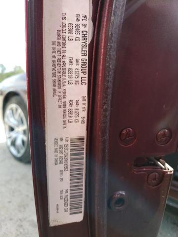 2B3CJ7DW3AH103963 - 2010 DODGE CHALLENGER SRT-8 红色 照片 13