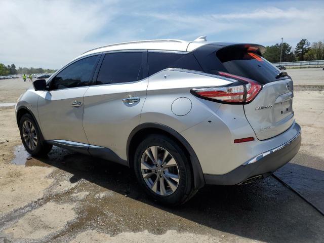 5N1AZ2MG8GN166546 - 2016 NISSAN MURANO S SILVER photo 2