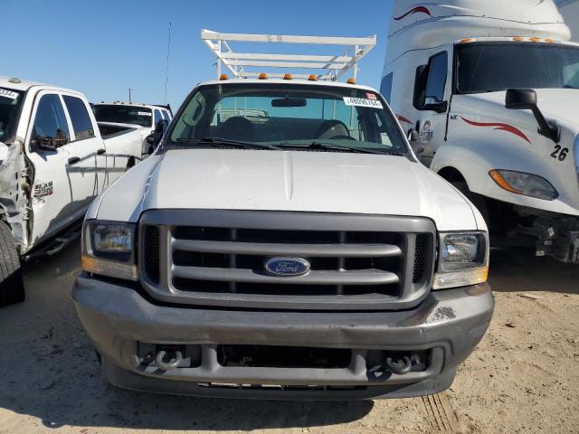 1FDWF36P24EB59119 - 2004 FORD F350 SUPER DUTY WHITE photo 5