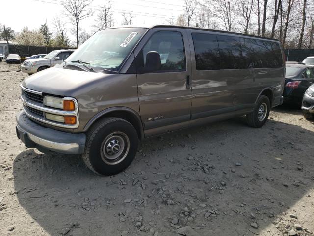 1GAHG39R921230871 - 2002 CHEVROLET EXPRESS G3 GRAY photo 1