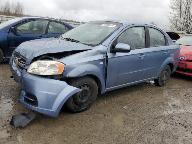 KL1TD56657B078600 - 2007 CHEVROLET AVEO BASE BLUE photo 1