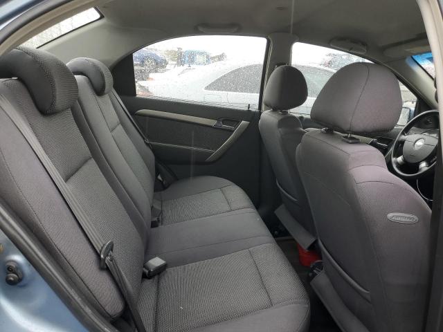 KL1TD56657B078600 - 2007 CHEVROLET AVEO BASE BLUE photo 10