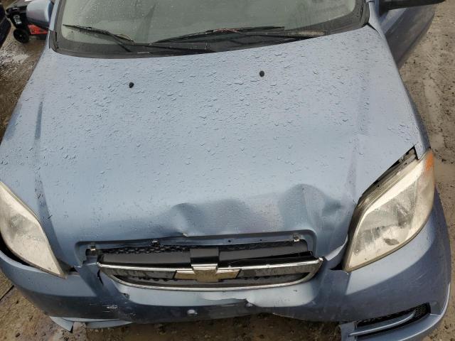 KL1TD56657B078600 - 2007 CHEVROLET AVEO BASE BLUE photo 11