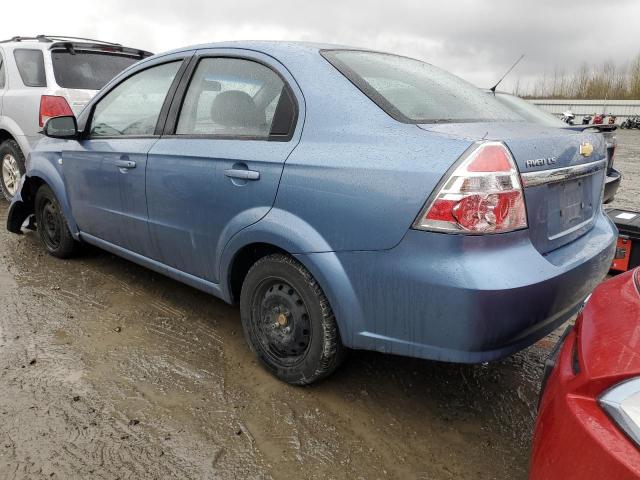 KL1TD56657B078600 - 2007 CHEVROLET AVEO BASE BLUE photo 2