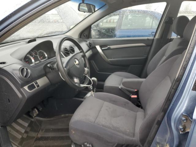 KL1TD56657B078600 - 2007 CHEVROLET AVEO BASE BLUE photo 7
