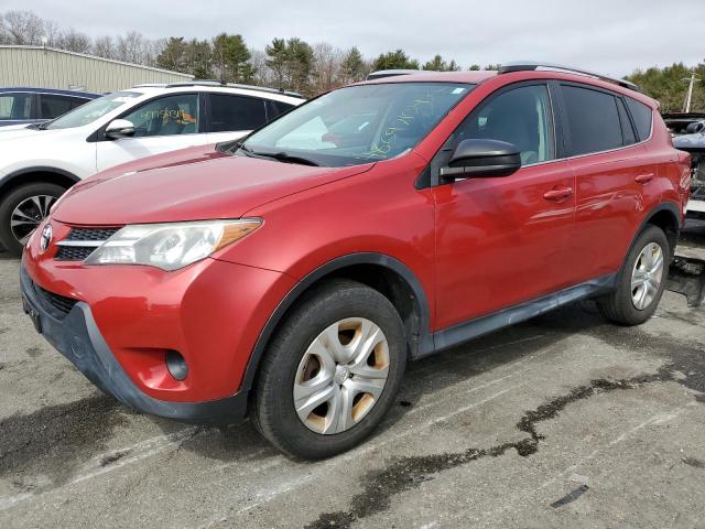 2T3BFREV6DW087291 - 2013 TOYOTA RAV4 LE RED photo 1