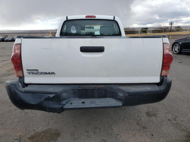 5TENX22N68Z524867 - 2008 TOYOTA TACOMA WHITE photo 6