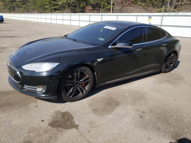 5YJSA1DP3DFP04588 - 2013 TESLA MODEL S Սև լուսանկար 1