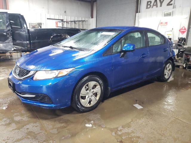 19XFB2F50DE014495 - 2013 HONDA CIVIC LX BLUE photo 1