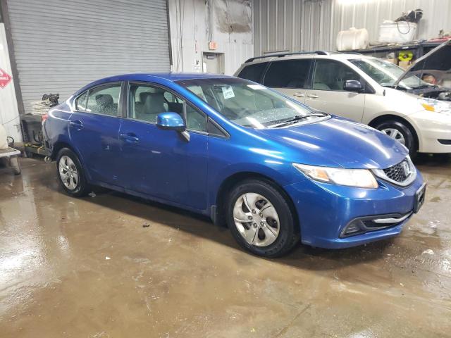 19XFB2F50DE014495 - 2013 HONDA CIVIC LX BLUE photo 4