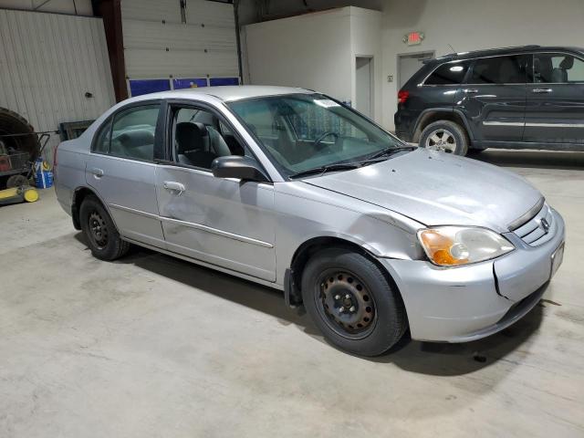 1HGES16522L080736 - 2002 HONDA CIVIC LX SILVER photo 4