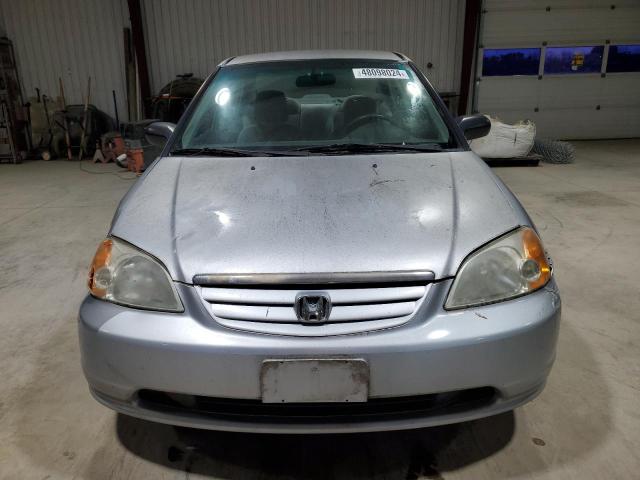 1HGES16522L080736 - 2002 HONDA CIVIC LX SILVER photo 5