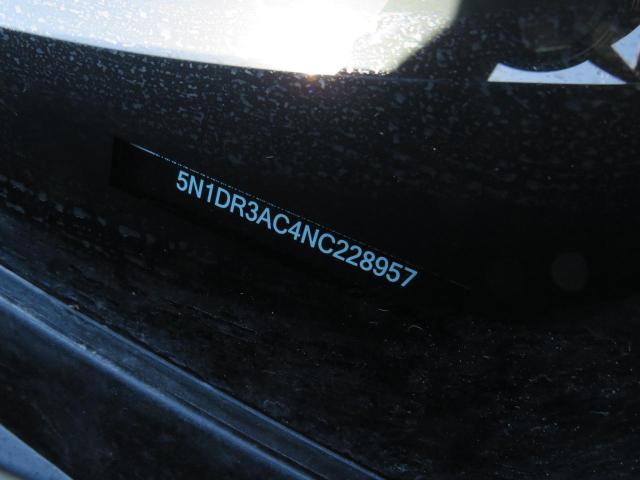5N1DR3AC4NC228957 - 2022 NISSAN PATHFINDER S BLACK photo 10