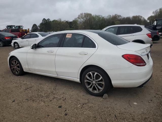 55SWF4KB1GU116168 - 2016 MERCEDES-BENZ C 300 4MATIC WHITE photo 2