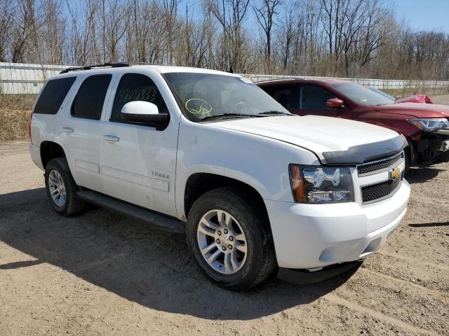 1GNSKBE02DR279497 - 2013 CHEVROLET TAHOE K1500 LT WHITE photo 4