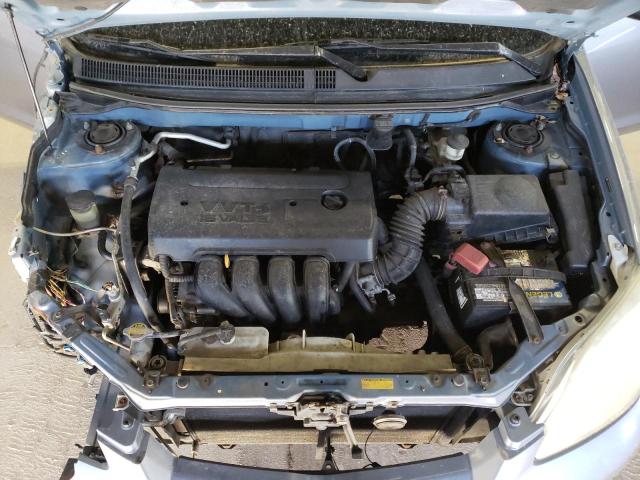 2T1KR32E67C641761 - 2007 TOYOTA COROLLA MA XR BLUE photo 11