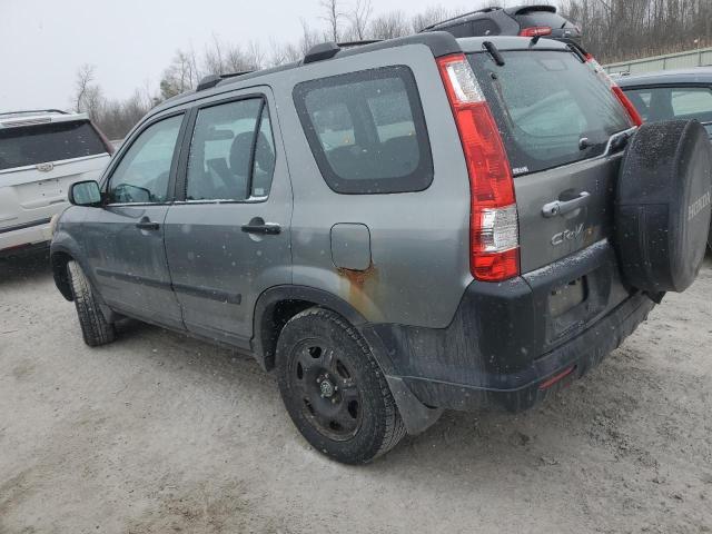 SHSRD78575U344544 - 2005 HONDA CR-V LX GRAY photo 2