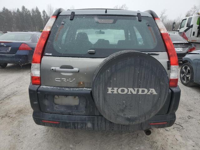 SHSRD78575U344544 - 2005 HONDA CR-V LX GRAY photo 6