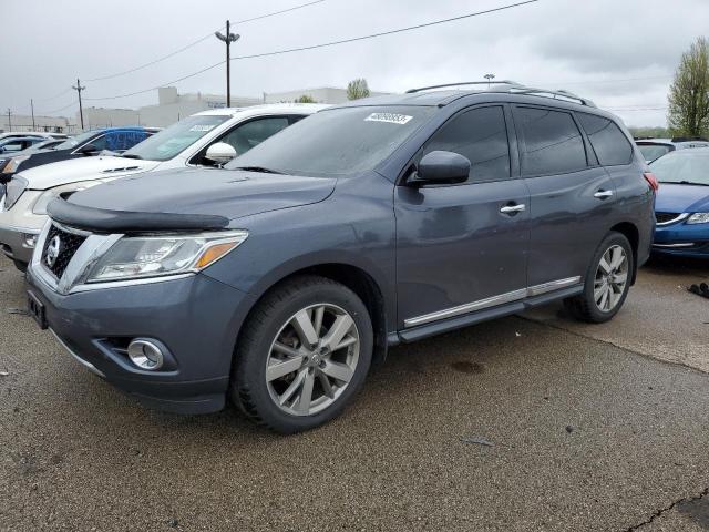 5N1AR2MM4DC673487 - 2013 NISSAN PATHFINDER S GRAY photo 1