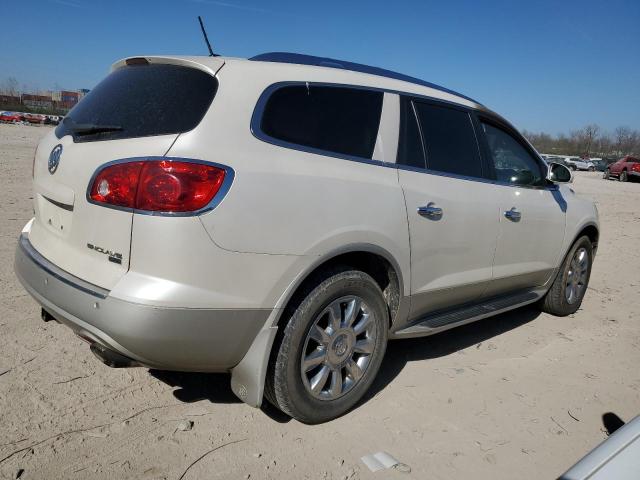 5GAKRBED5BJ327546 - 2011 BUICK ENCLAVE CXL WHITE photo 3