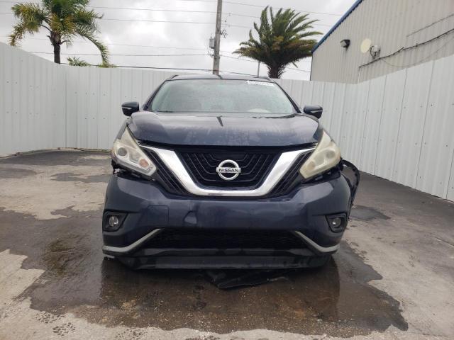 5N1AZ2MG9FN206129 - 2015 NISSAN MURANO S BLUE photo 5