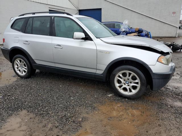 WBXPA73444WC42382 - 2004 BMW X3 2.5I SILVER photo 4