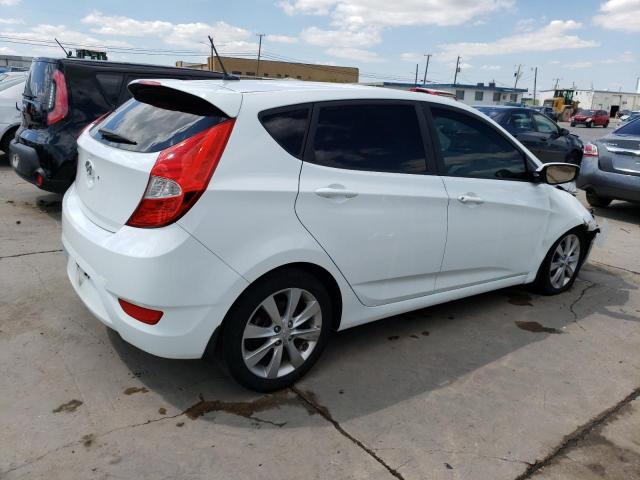 KMHCU5AE0EU170119 - 2014 HYUNDAI ACCENT GLS WHITE photo 3