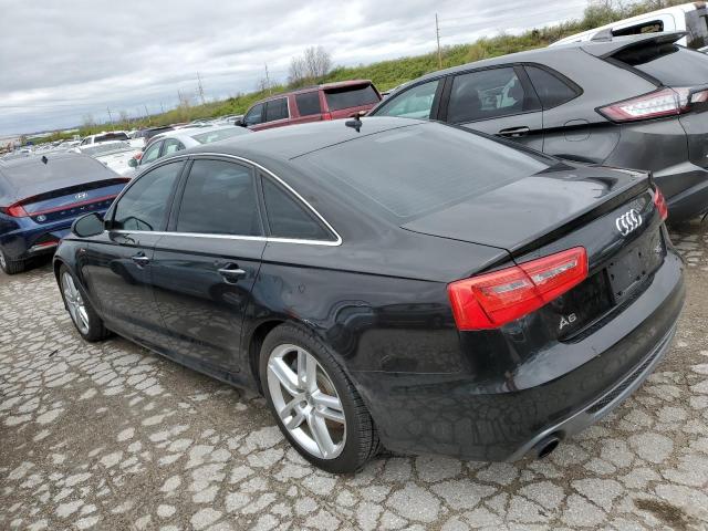WAUHGAFC2EN121920 - 2014 AUDI A6 PRESTIGE შავი ფოტო 2