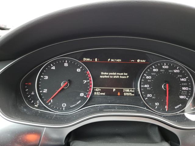 WAUHGAFC2EN121920 - 2014 AUDI A6 PRESTIGE შავი ფოტო 9