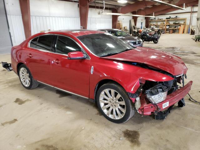 1LNHL9DR4BG612991 - 2011 LINCOLN MKS RED photo 4