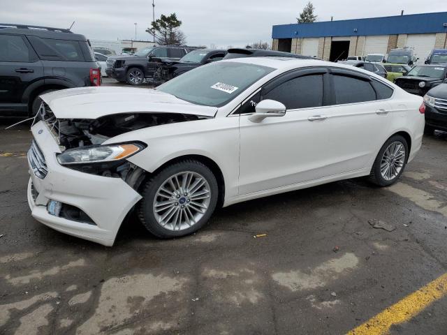 3FA6P0HD2FR188113 - 2015 FORD FUSION SE WHITE photo 1