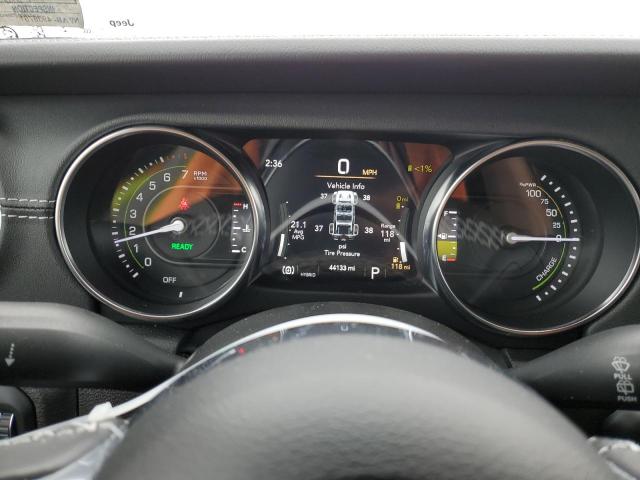 1C4JJXP6XNW184906 - 2022 JEEP WRANGLER U SAHARA 4XE SILVER photo 9