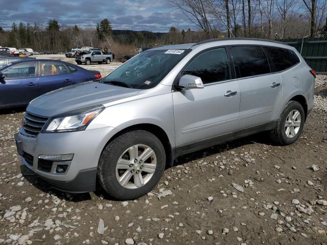 1GNKVJKDXDJ208684 - 2013 CHEVROLET TRAVERSE LT SILVER photo 1