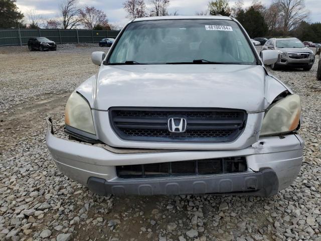 2HKYF18745H544553 - 2005 HONDA PILOT EXL SILVER photo 5