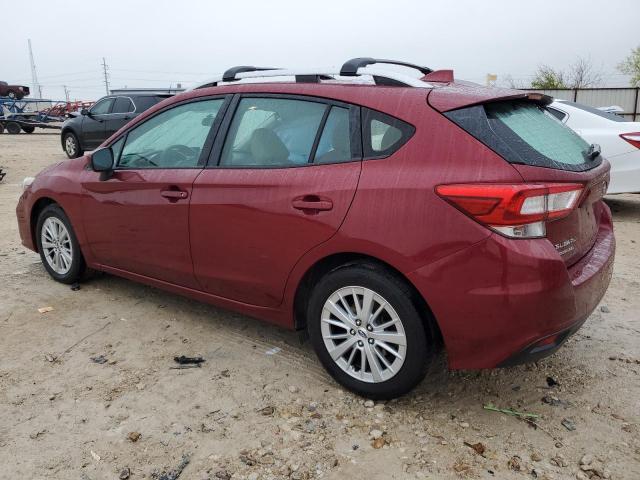 4S3GTAB62H3740608 - 2017 SUBARU IMPREZA PREMIUM BURGUNDY photo 2