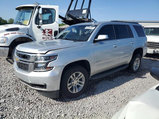 1GNSCAECXFR665556 - 2015 CHEVROLET TAHOE C1500  LS SILVER photo 1