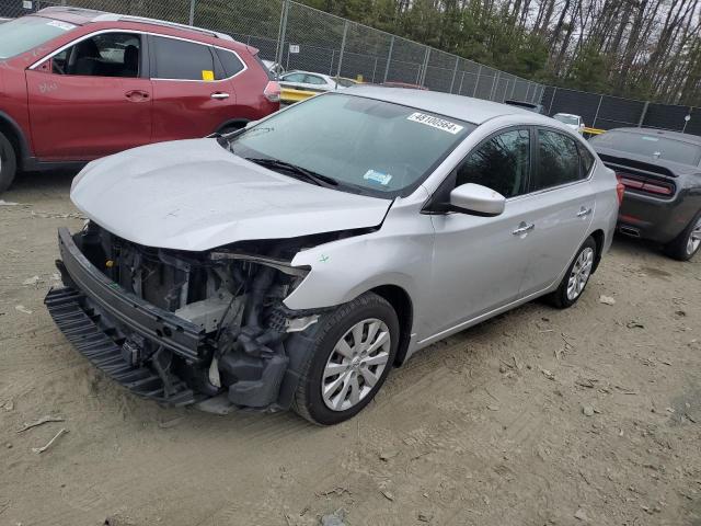 3N1AB7AP5JY322016 - 2018 NISSAN SENTRA S SILVER photo 1