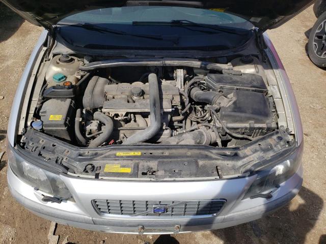 YV1RH58D222145336 - 2002 VOLVO S60 2.5T SILVER photo 11