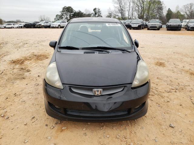 JHMGD38687S059159 - 2007 HONDA FIT S 黑色 照片 5