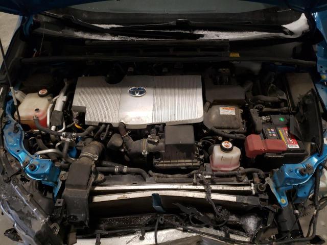 JTDKARFP0J3071083 - 2018 TOYOTA PRIUS PRIM ტალღისფერი ფოტო 11
