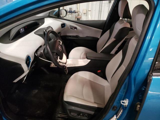 JTDKARFP0J3071083 - 2018 TOYOTA PRIUS PRIM ტალღისფერი ფოტო 7
