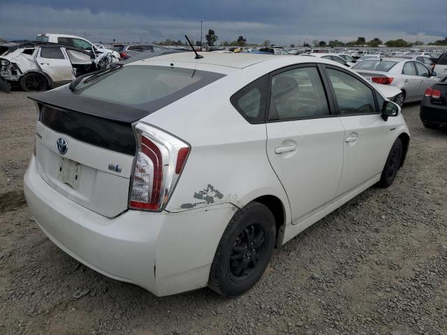 JTDKN3DU7E0359961 - 2014 TOYOTA PRIUS WHITE photo 3