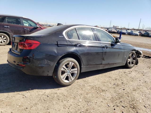 WBA8E1C55JA179971 - 2018 BMW 330E BLACK photo 3