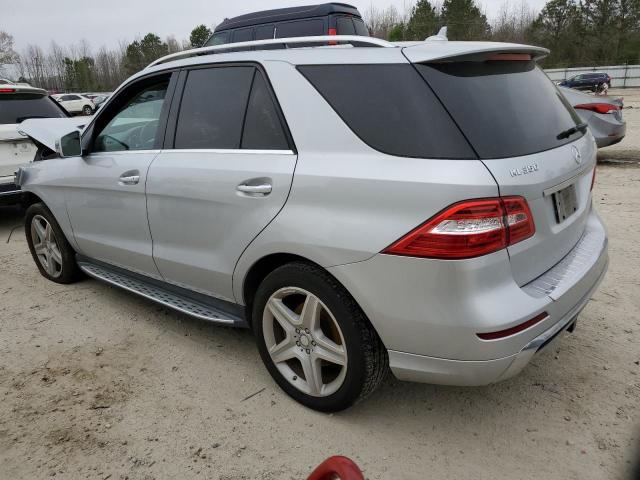 4JGDA5HB4EA276924 - 2014 MERCEDES-BENZ ML 350 4MATIC SILVER photo 2