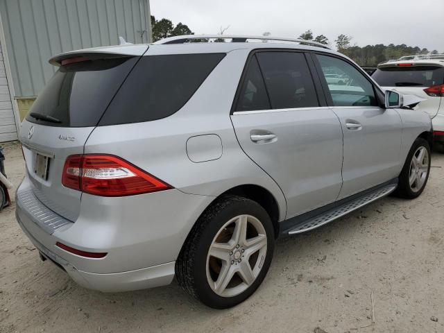 4JGDA5HB4EA276924 - 2014 MERCEDES-BENZ ML 350 4MATIC SILVER photo 3